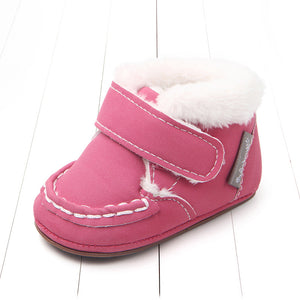 Keep Warm Prevent Slip Velcro Shoes