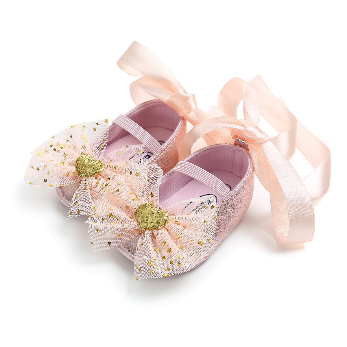 Cute Butterfly Headdress Crown Princess Shoes