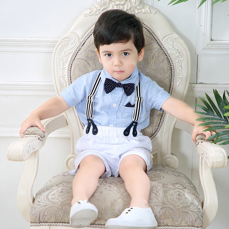Baby Boy Short-sleeved Shorts Romper