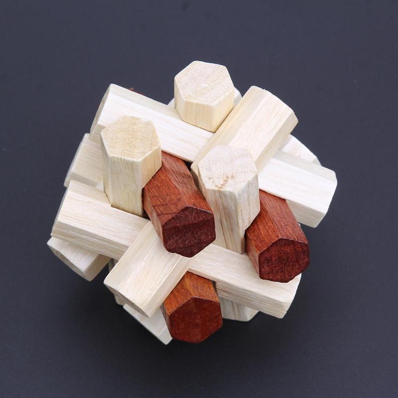 Kongming 3D Wooden Puzzles Luban Lock
