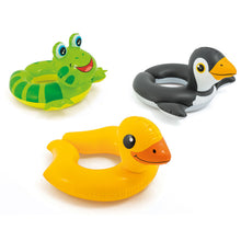 Little Yellow Duck Frog Penguin Swimming Circle
