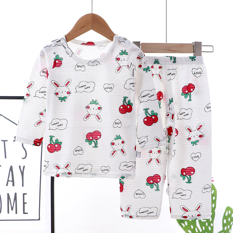Children's Cotton Home Wear Pajamas Set