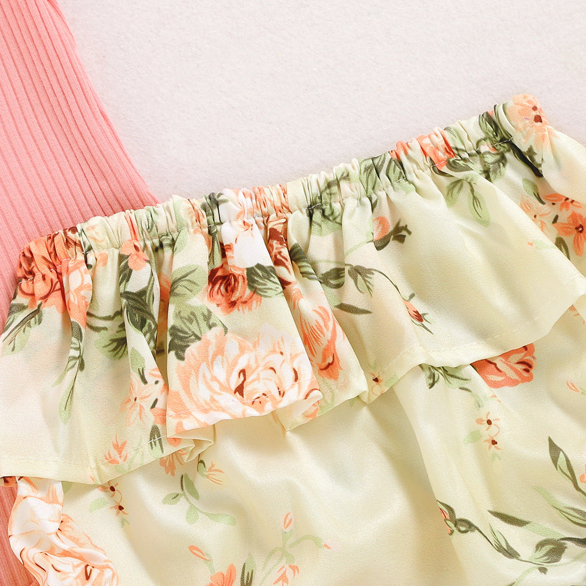 Children's Romper And Scarf Set
