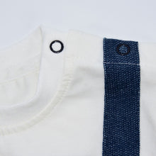 Denim Strap Fake Two-piece Stitching Jumpsuit