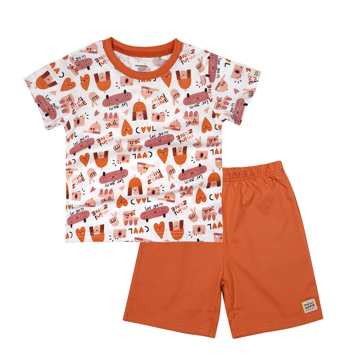Cotton Short-sleeved T-shirt Shorts