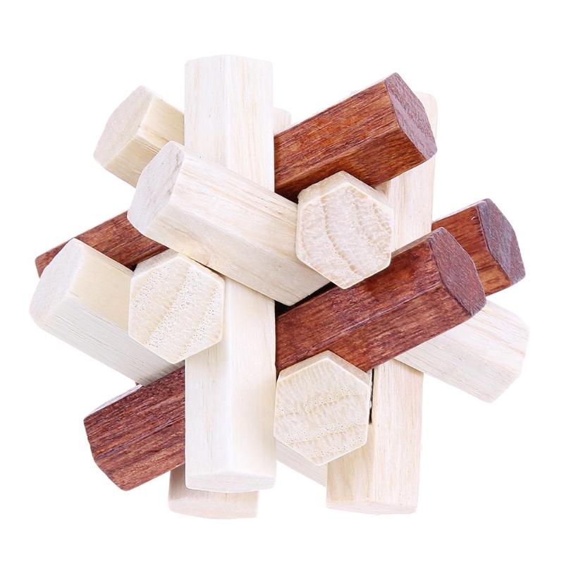 Kongming 3D Wooden Puzzles Luban Lock