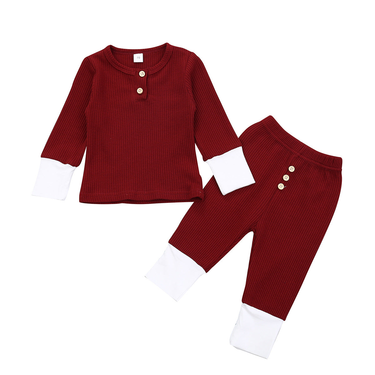 Long-sleeved Two-piece Suit