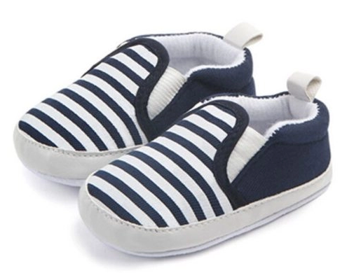 Pram Infant First Walkers Striped Classic Shoe