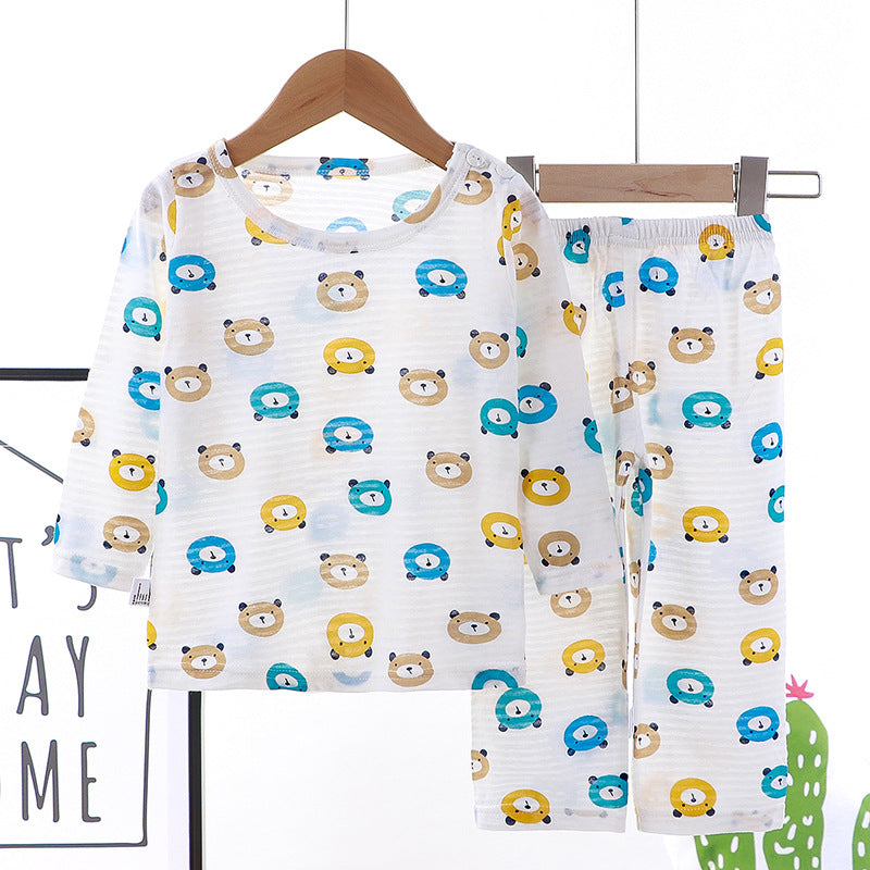 Children's Cotton Home Wear Pajamas Set