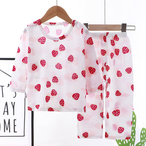 Children's Cotton Home Wear Pajamas Set