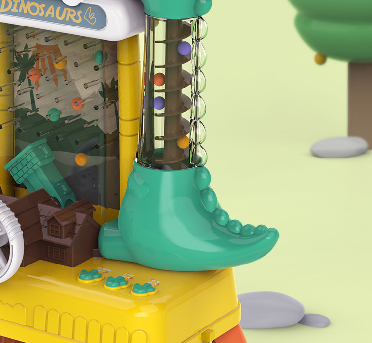 Dinosaur Machine Puzzle Catch Beans Electric Toys