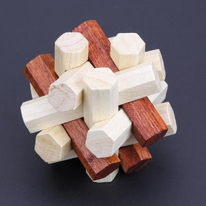 Kongming 3D Wooden Puzzles Luban Lock