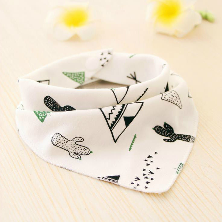 Waterproof Triangle Cotton Baby Bibs