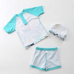 Boy's Split Swimsuit Cute Baby Spa