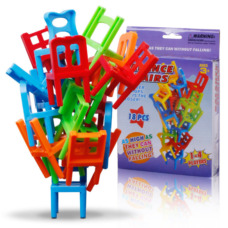 Board Game Balance Chairs Stacking Game