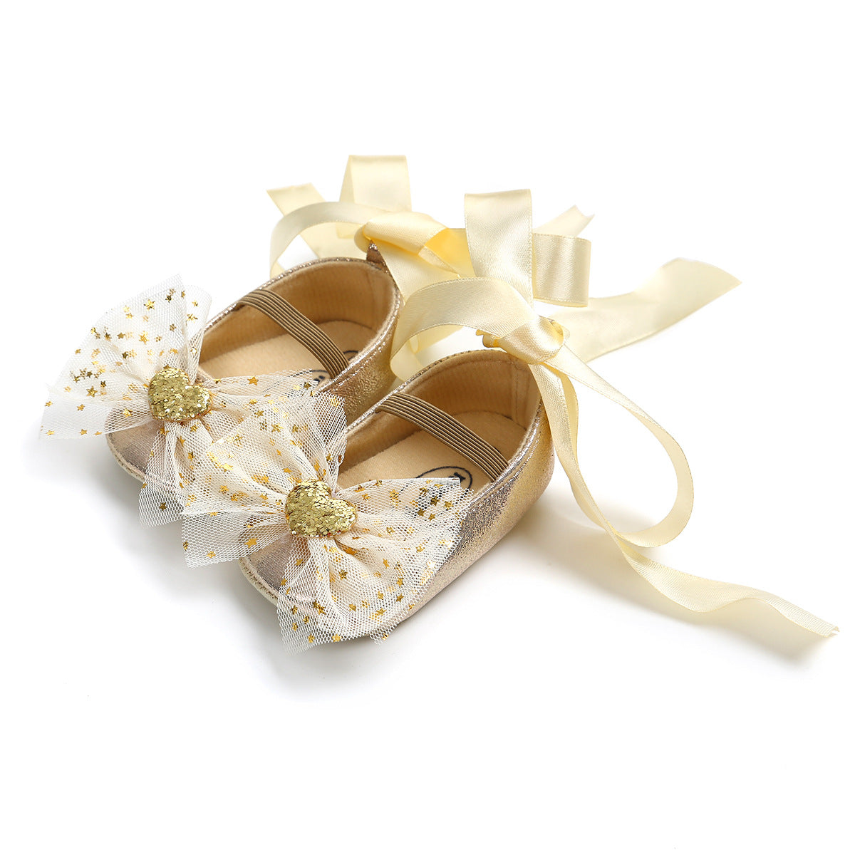 Cute Butterfly Headdress Crown Princess Shoes