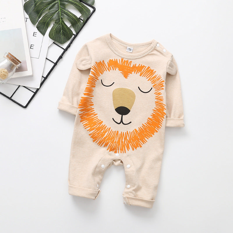Animal Cartoon Print One-piece