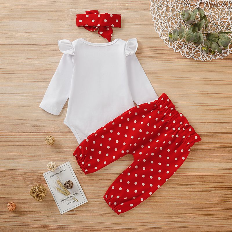 Baby's Long Sleeve heart Romper