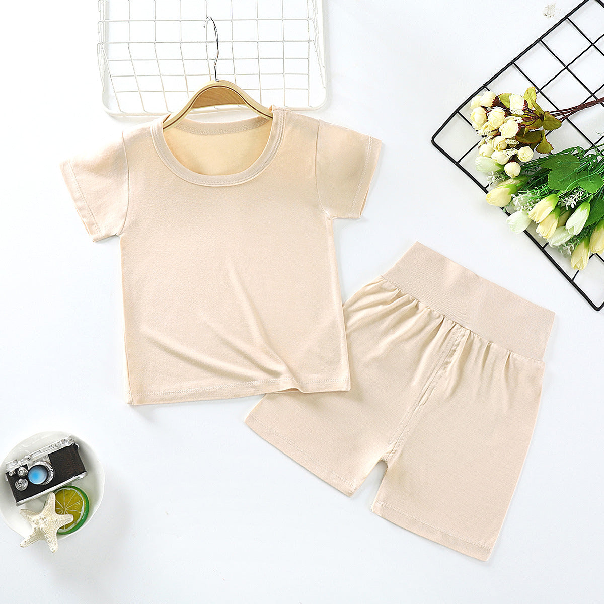 Short-sleeved Shorts Two-piece Infant Baby Clothes