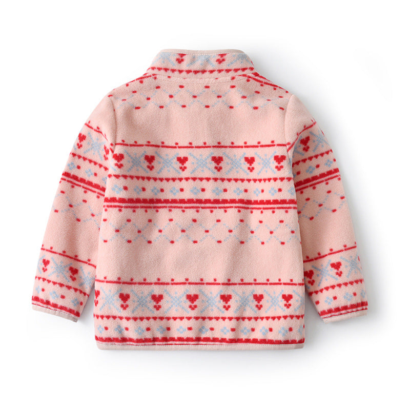 Polar Fleece Thin Long Sleeve Jacket