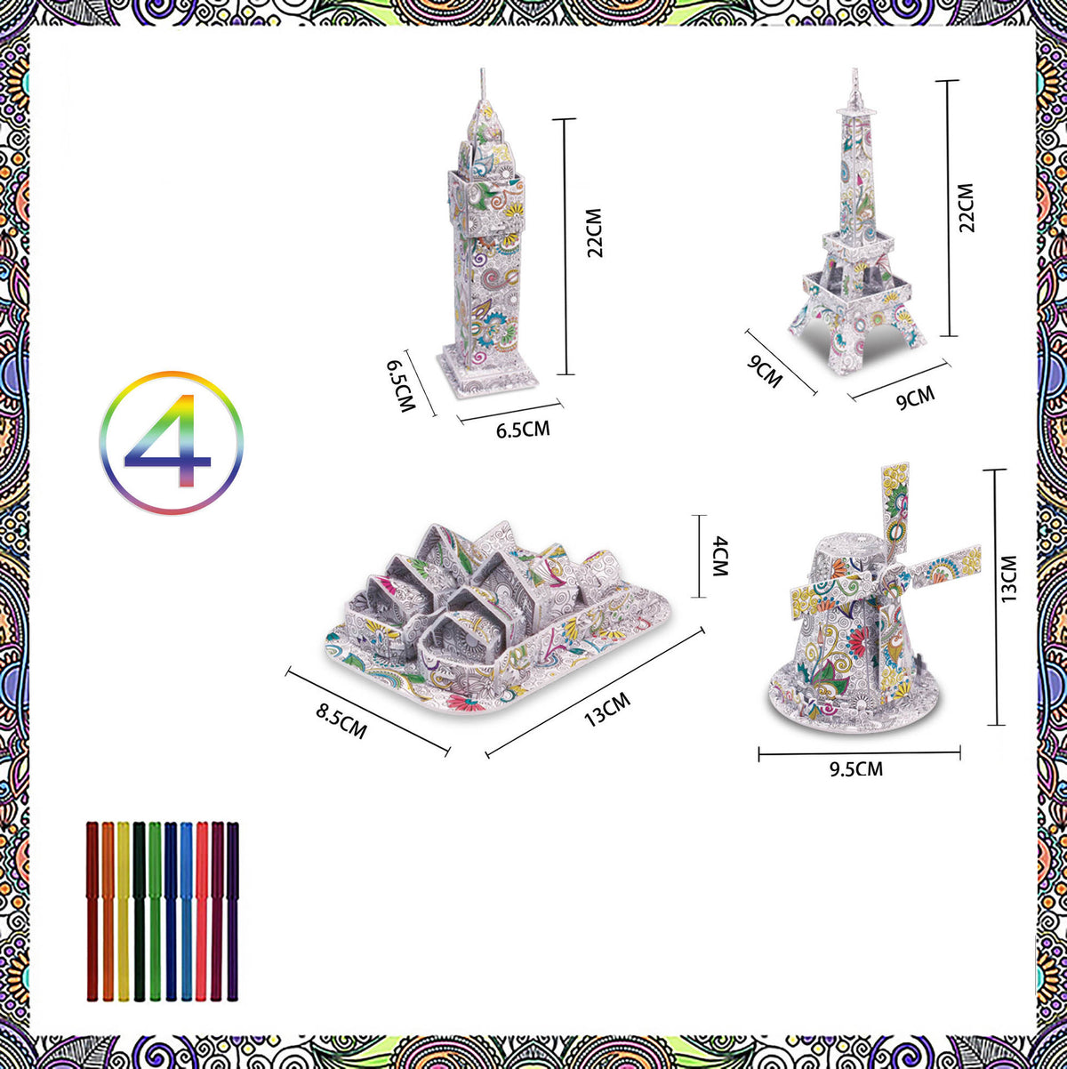 3D DIY Puzzle Educational toys