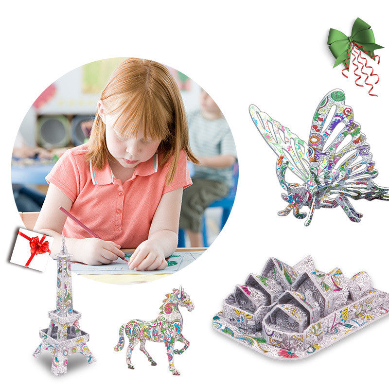 3D DIY Puzzle Educational toys