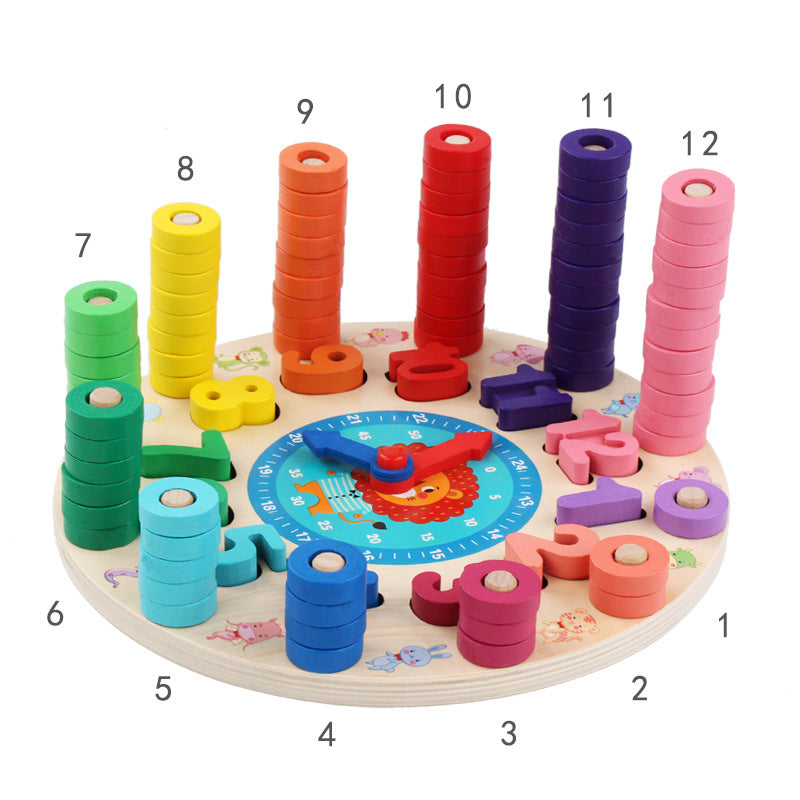Rainbow Digital Clock Digital Toys