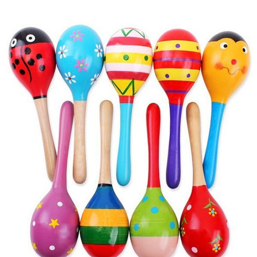 Children's Wooden Sand Hammer Toys
