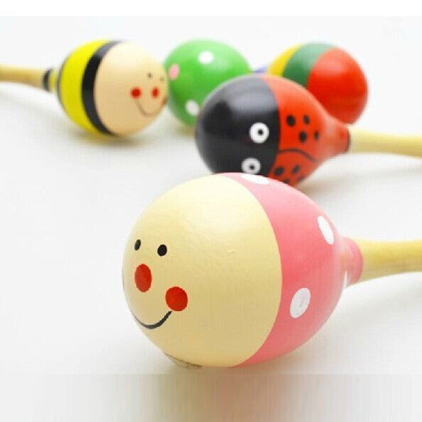 Children's Wooden Sand Hammer Toys