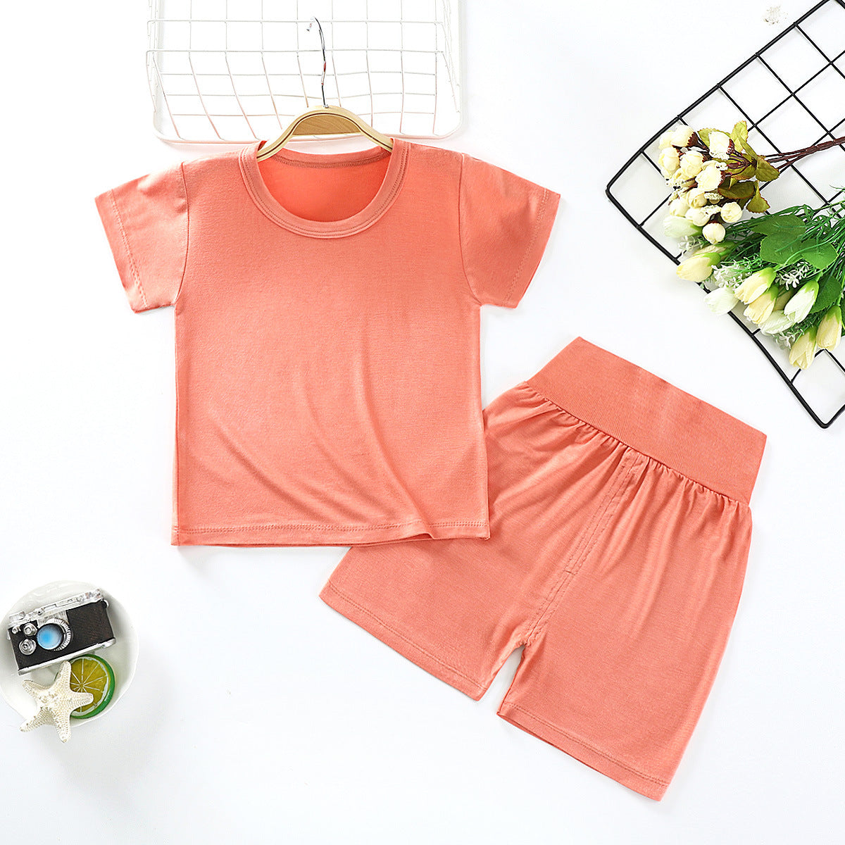 Short-sleeved Shorts Two-piece Infant Baby Clothes