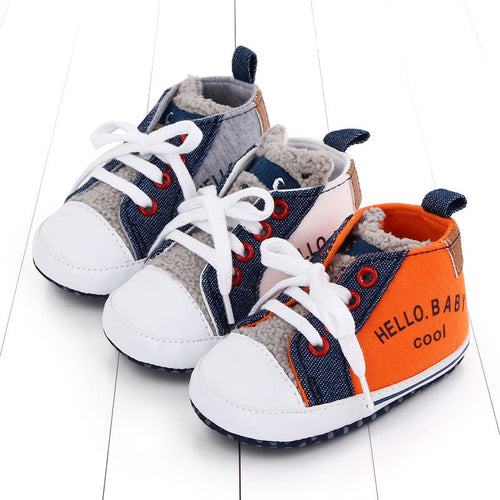 Color Matching Letters Walking Shoes