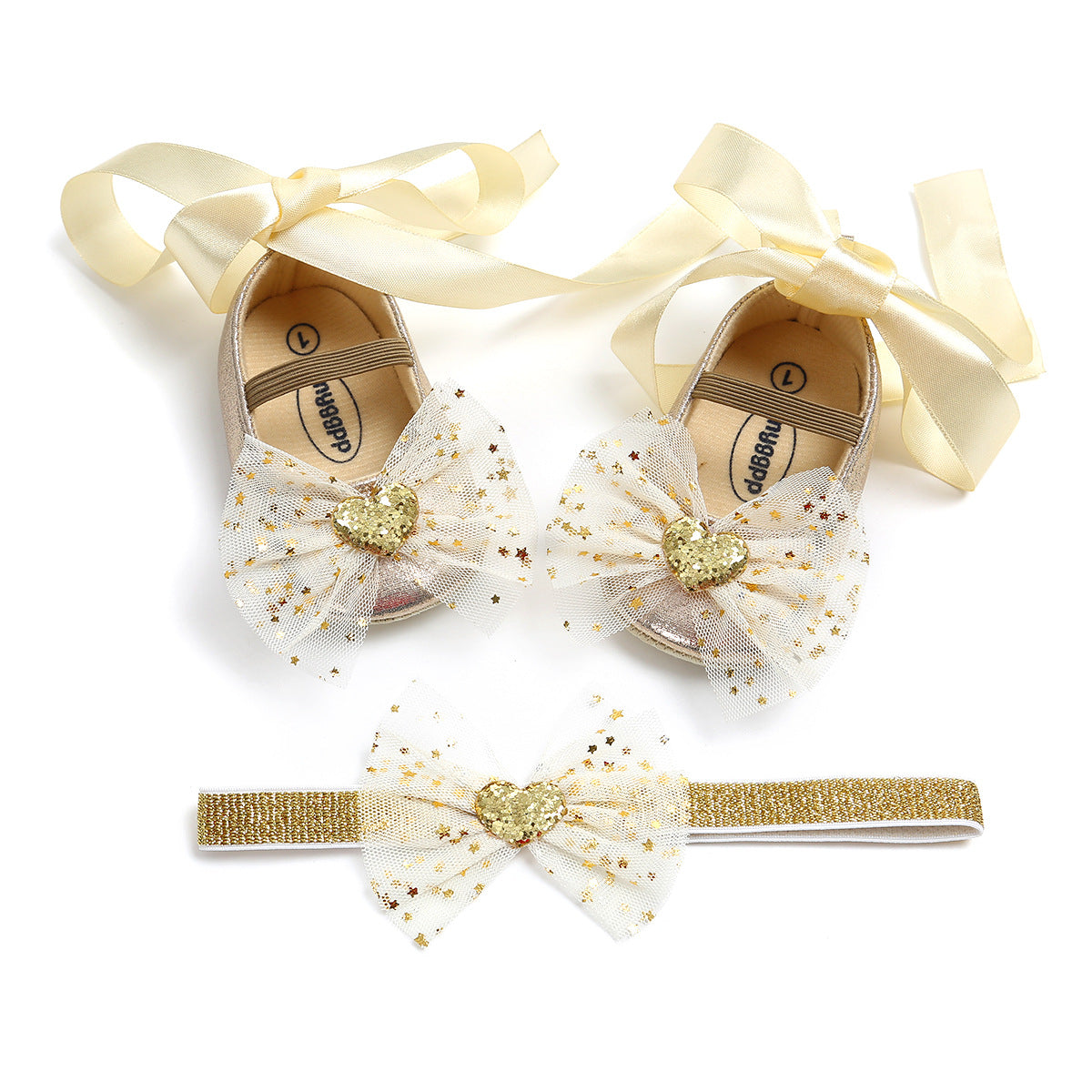 Cute Butterfly Headdress Crown Princess Shoes