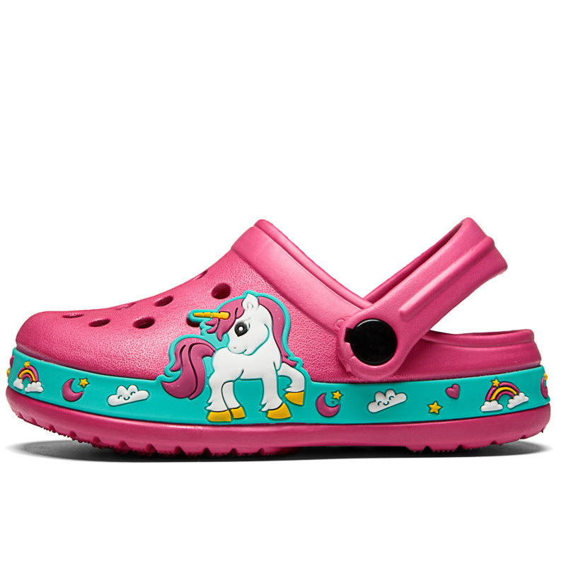 Flat Heel Cartoon Soft Bottom Slippers