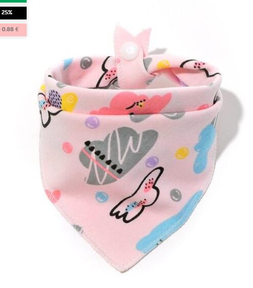 Waterproof Triangle Cotton Baby Bibs