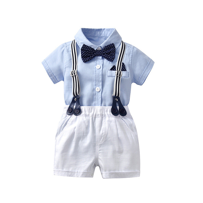 Baby Boy Short-sleeved Shorts Romper