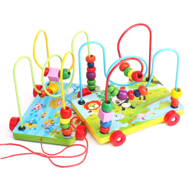 Wooden Number Round Educational Toy