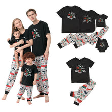 Short-sleeved Family Suit Christmas Pajamas For Boys And Girls