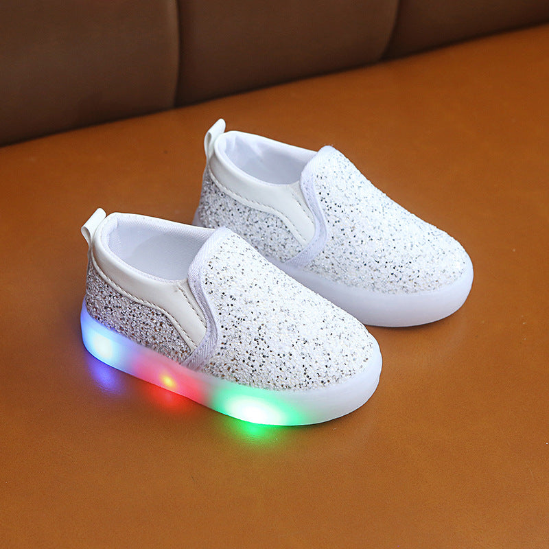 Sequin Lighted Led Sneakers