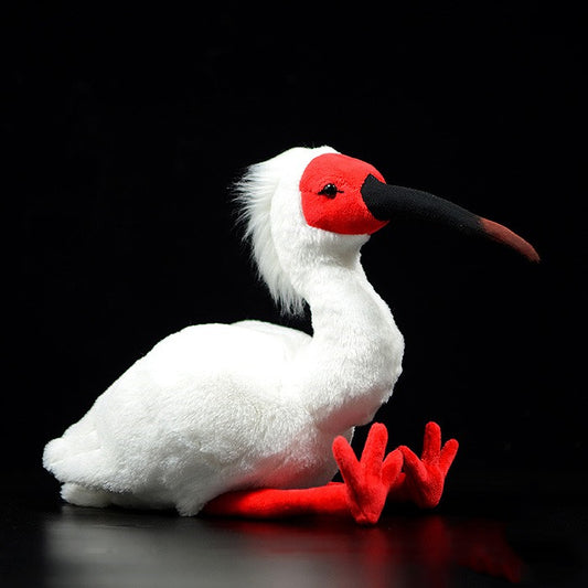 Cute Simulation Cute Crested Ibis Plush Toy