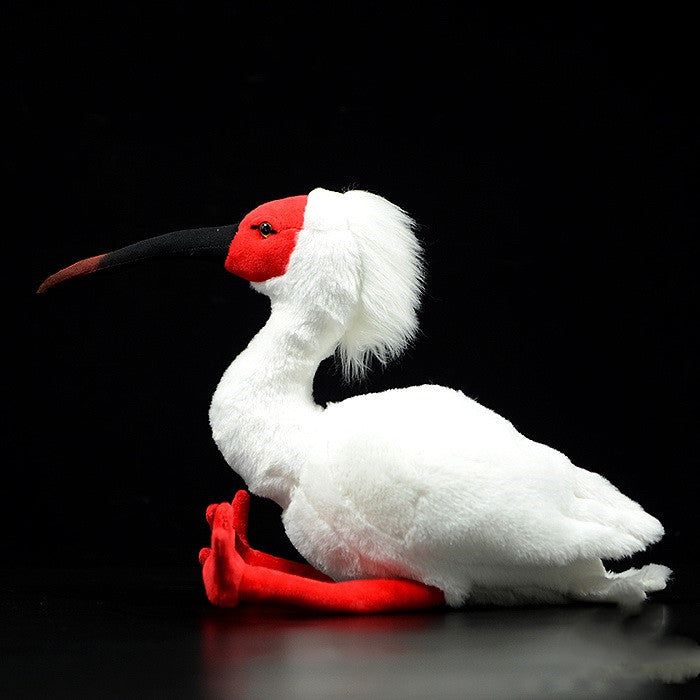Cute Simulation Cute Crested Ibis Plush Toy
