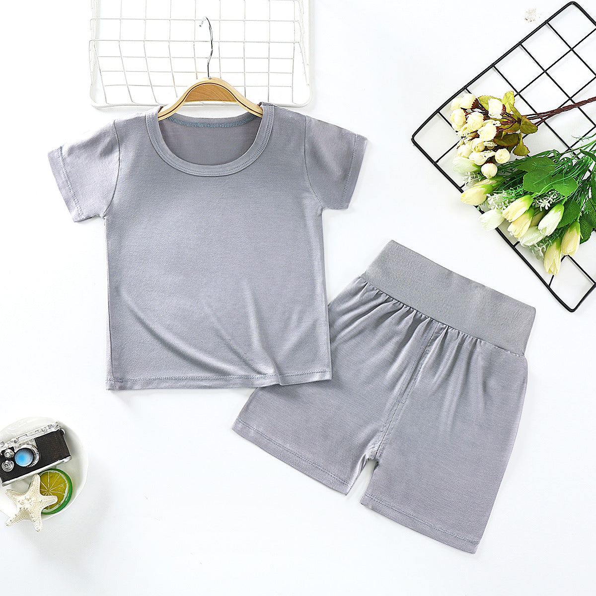 Short-sleeved Shorts Two-piece Infant Baby Clothes