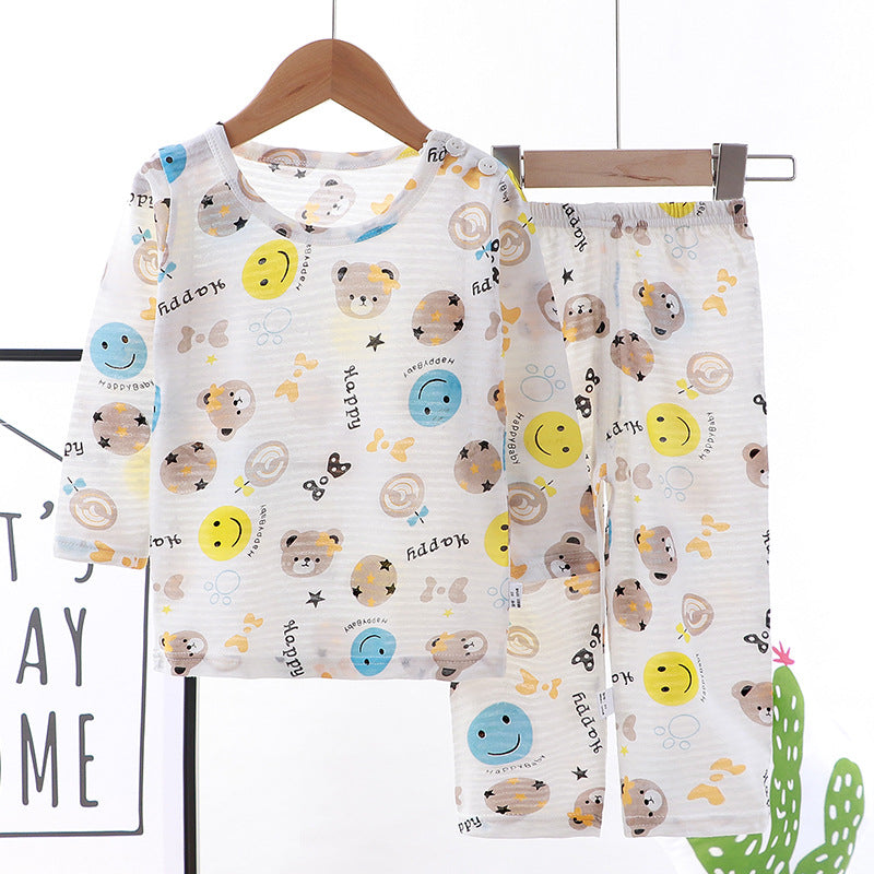 Children's Cotton Home Wear Pajamas Set