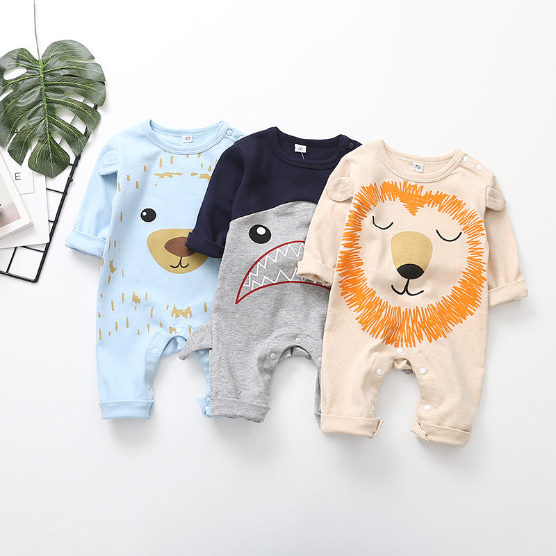 Animal Cartoon Print One-piece