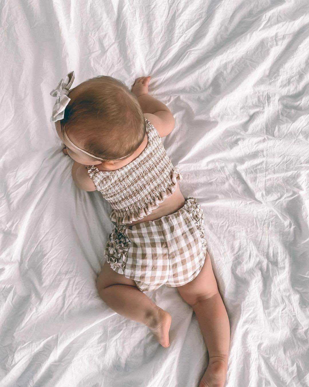 Lace Sling Top Bread Three Piece Set