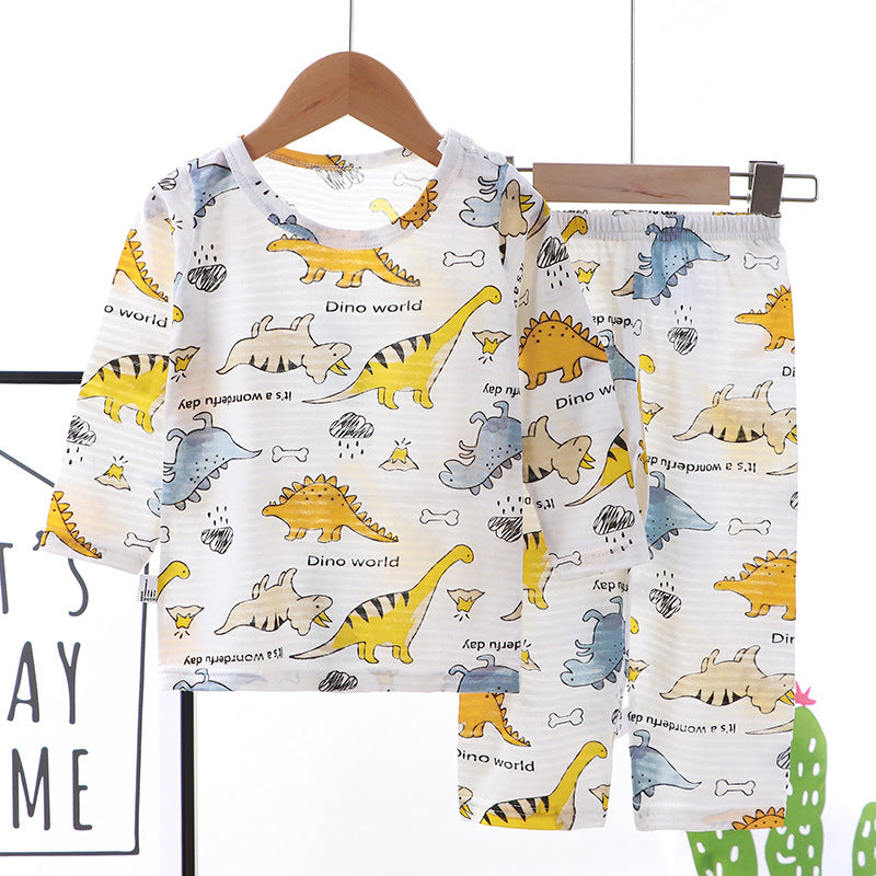 Children's Cotton Home Wear Pajamas Set