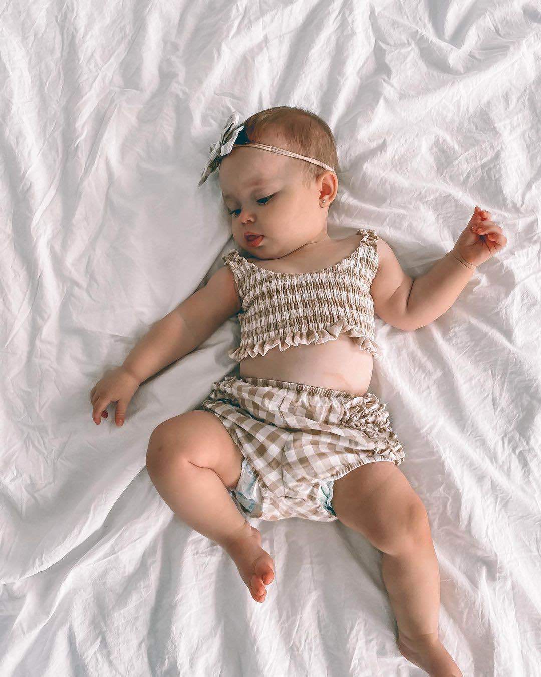 Lace Sling Top Bread Three Piece Set