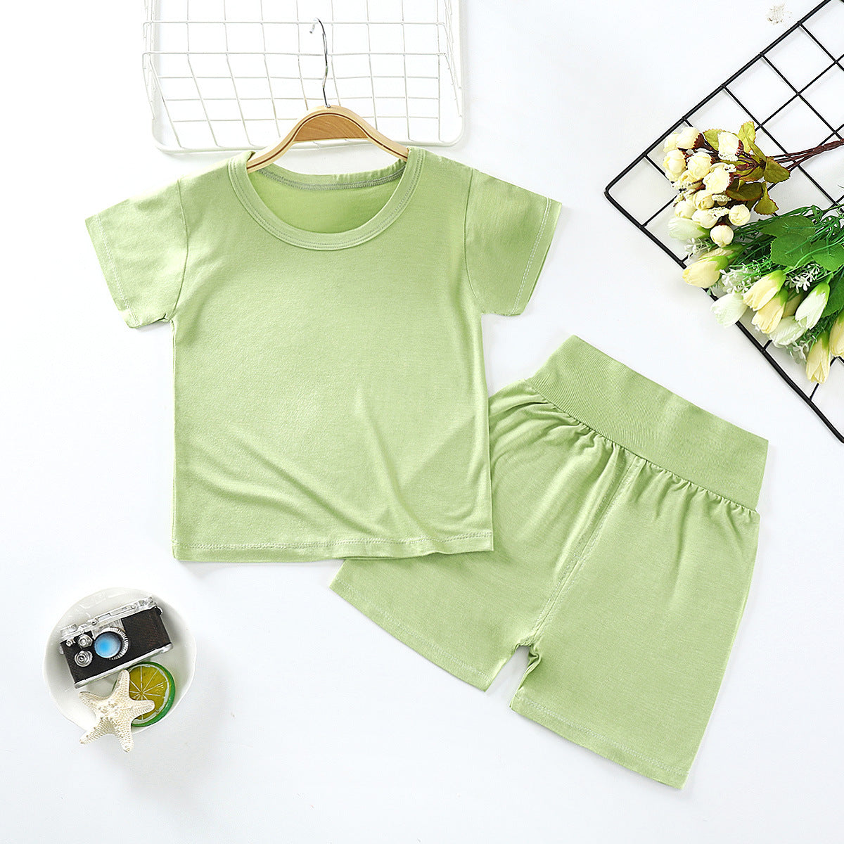 Short-sleeved Shorts Two-piece Infant Baby Clothes
