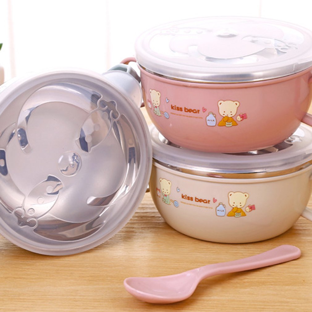 Stainless Steel cartoon feeding bowl