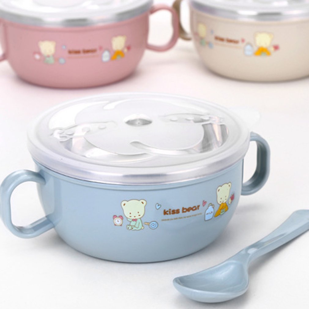 Stainless Steel cartoon feeding bowl